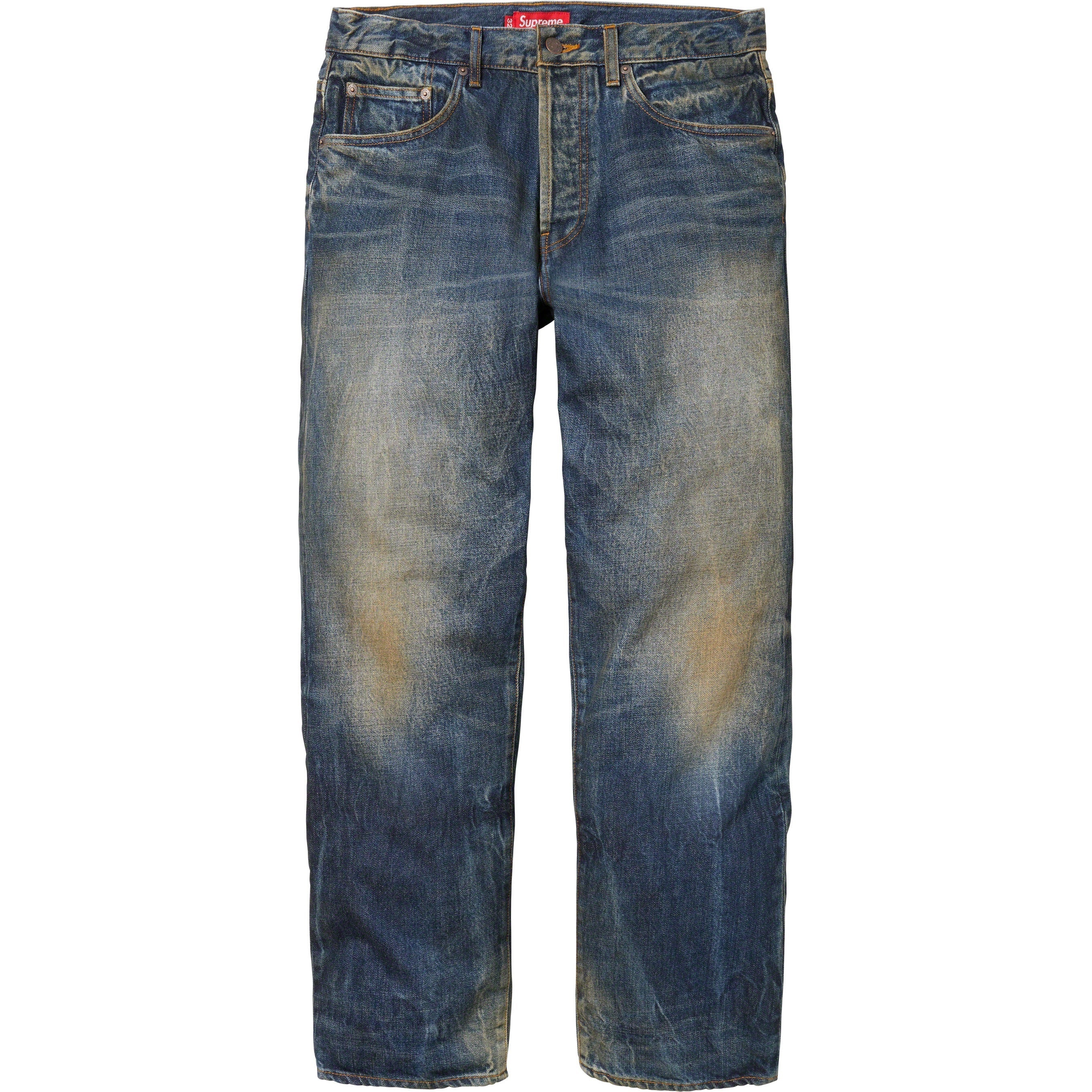 Distressed Loose Fit Selvedge Jean view 12